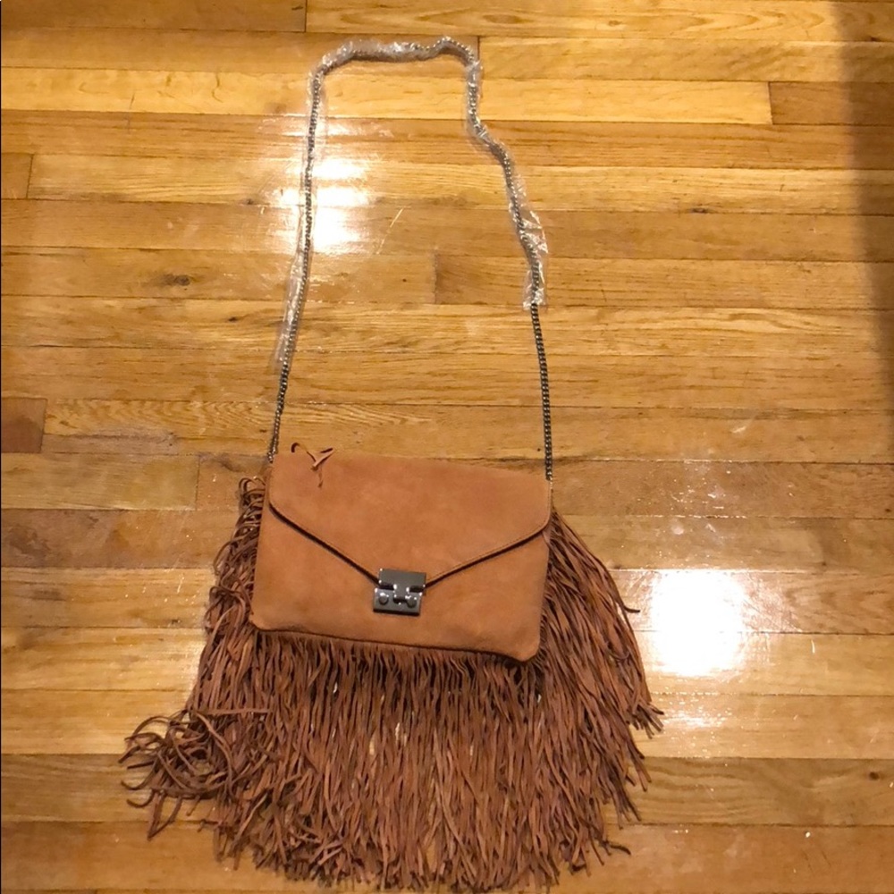 COPY - Suede Fringed handbag